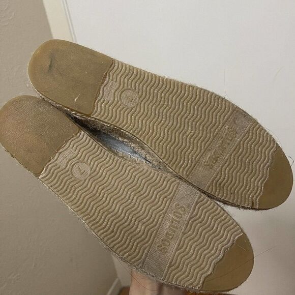 Soludos Woven Platform Slip-On Espadrilles Lemon US size 7 - Picture 7 of 7